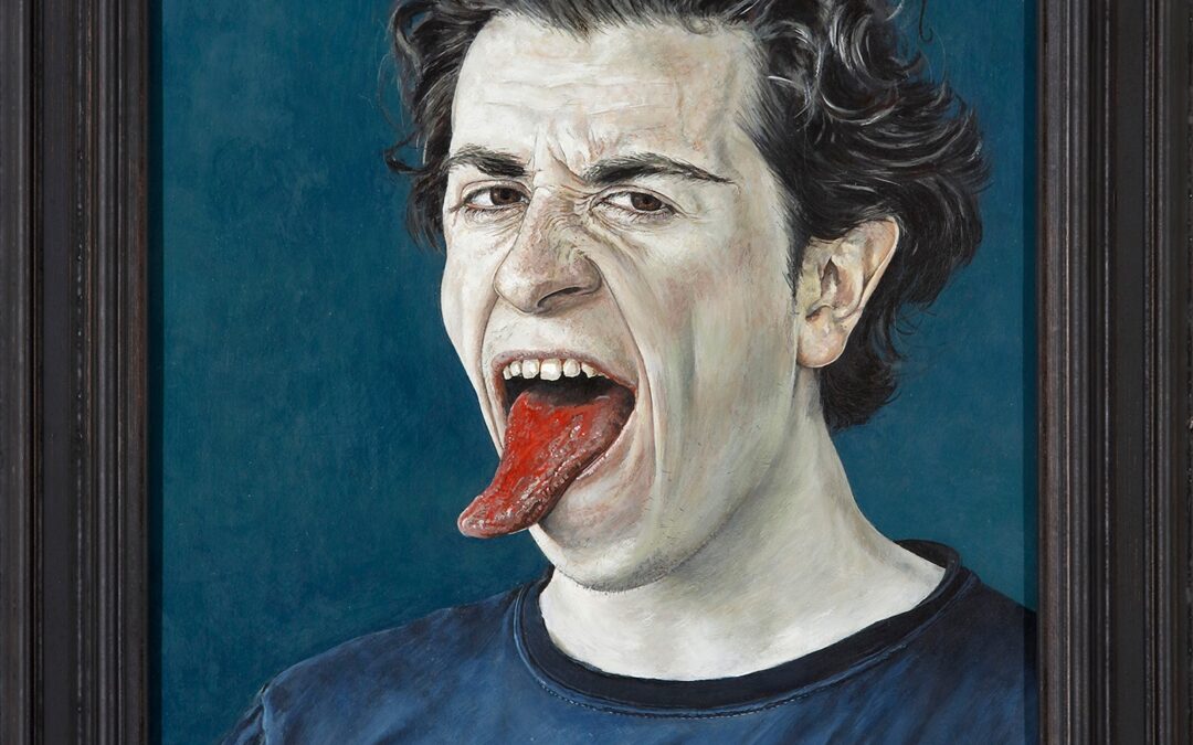 Autorretrato como Alain Mangel de Moebius por Miguel Tadeo