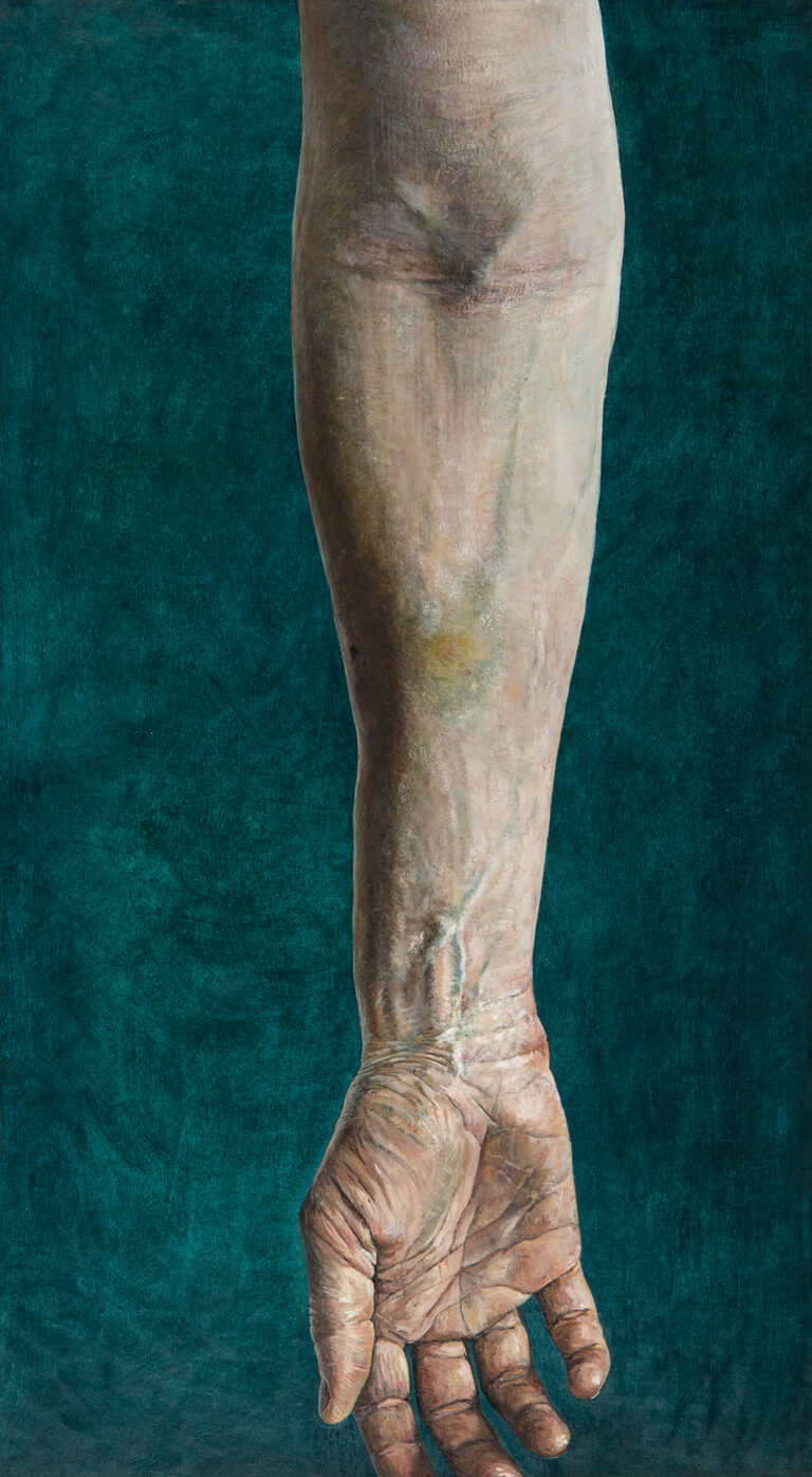 Miguel Tadeo. Vía rupta, 2020. Óleo sobre cartón