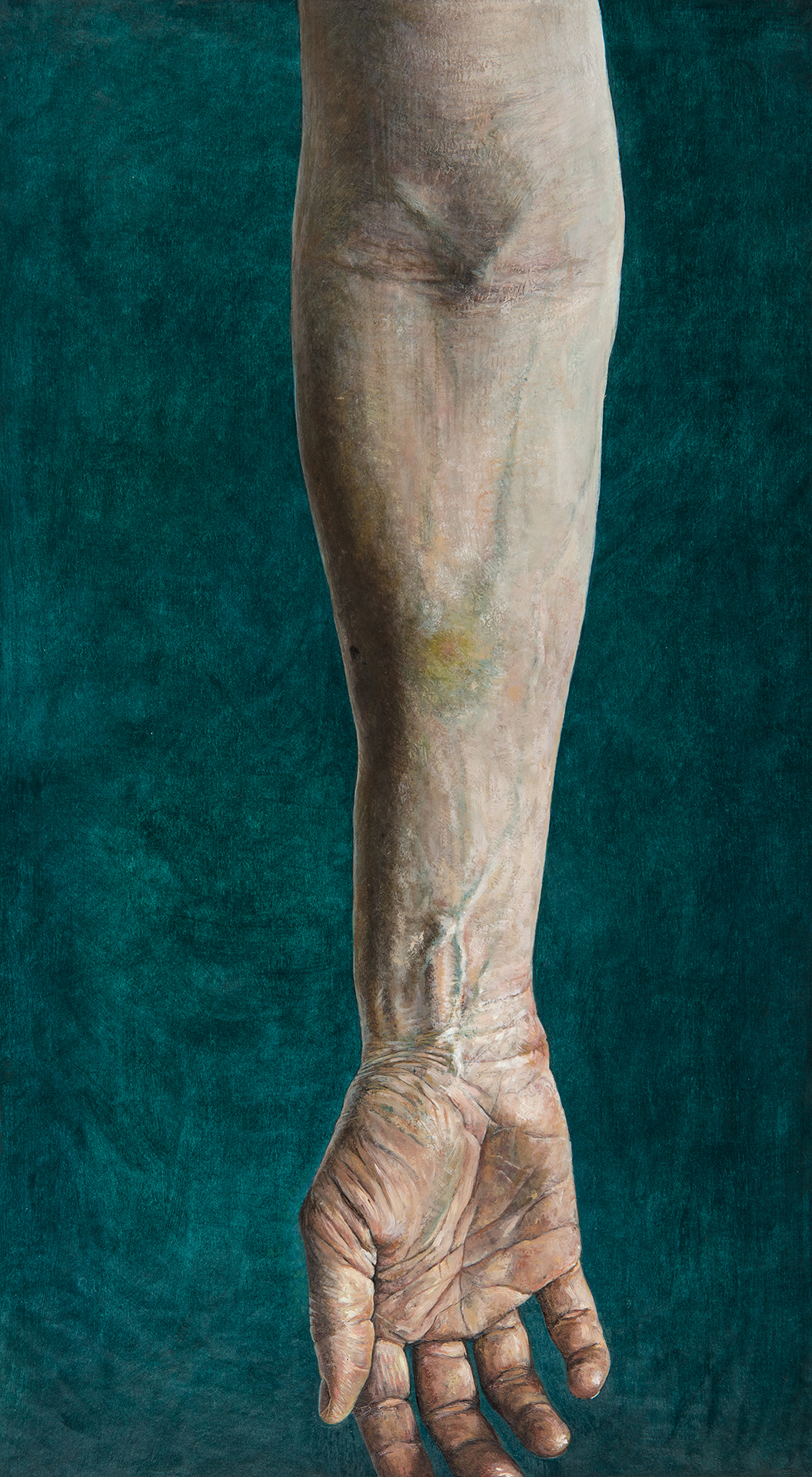 Miguel Tadeo. Vía rupta, 2020. Óleo sobre cartón