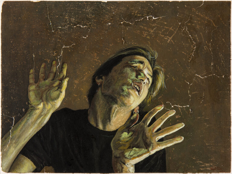 Miguel Tadeo. Cristal II, 2020. Óleo sobre papel