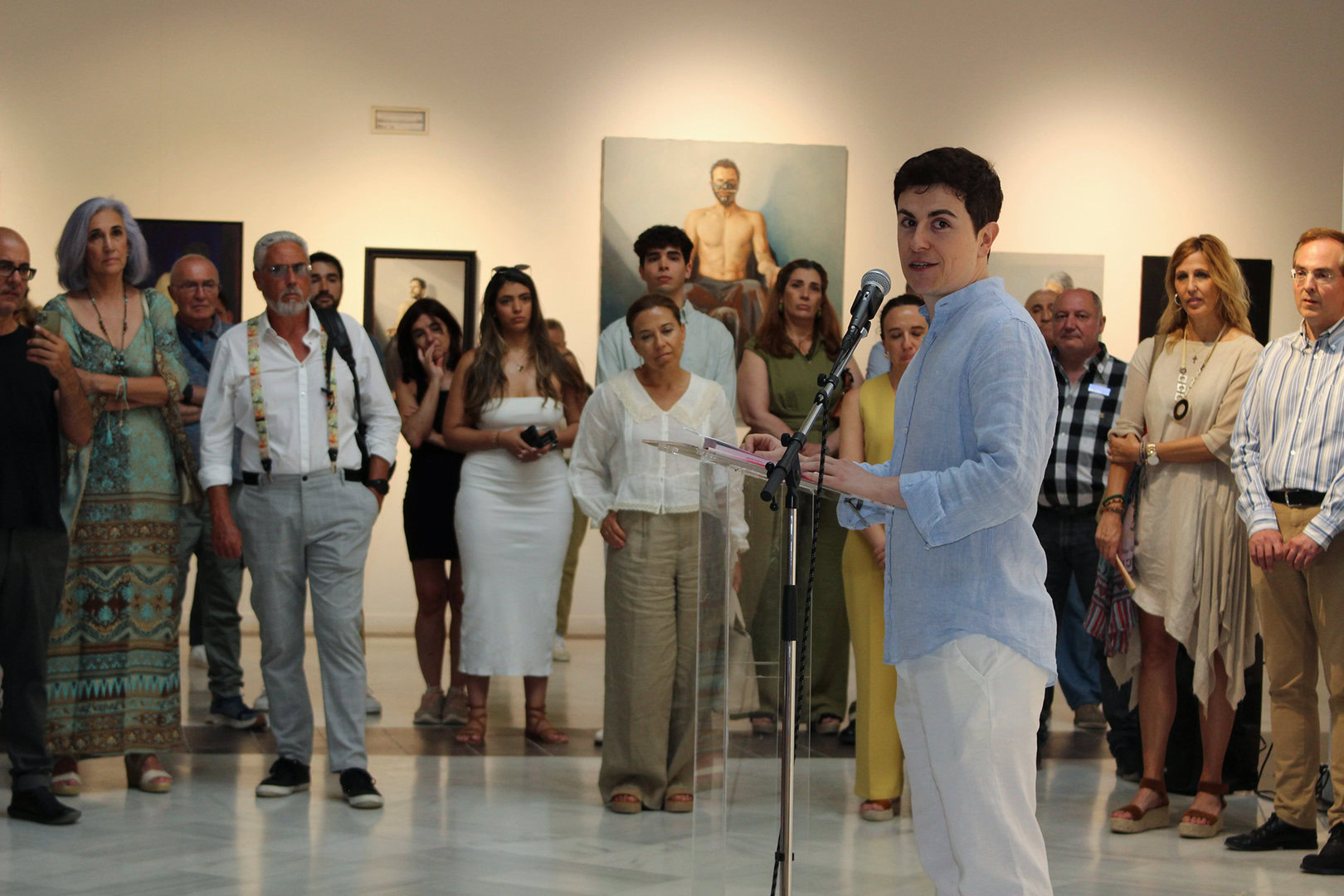 Miguel Tadeo Exposición Casa de Vacas "La insoportable indiferencia" discurso