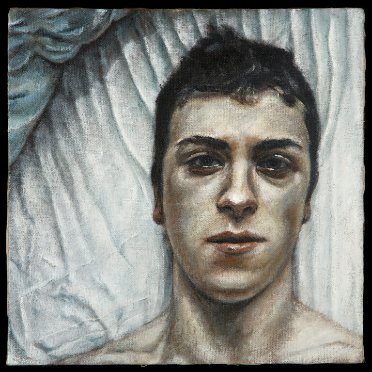 Miguel Tadeo. Las grietas del porvenir, 2013. Óleo sobre lienzo