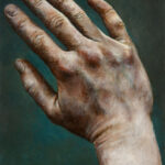 Miguel Tadeo. L´adieu, 2014. Óleo sobre cartón