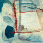 Miguel Tadeo. Escalones de placer, 2015. Mixta sobre panel. Abstracto