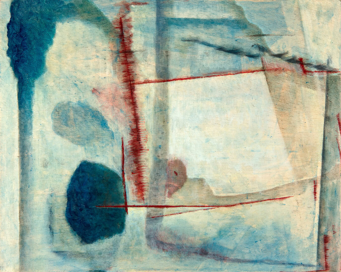 Miguel Tadeo. Escalones de placer, 2015. Mixta sobre panel