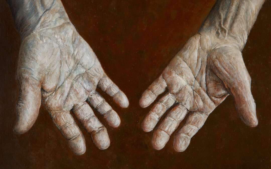 Manos de Antonio López por Miguel Tadeo
