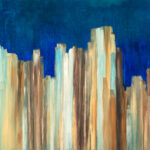 Miguel Tadeo. Serie liminar, 2015. Óleo sobre cartón. Abstracto