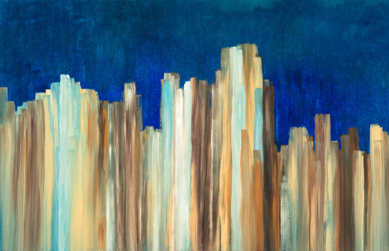 Miguel Tadeo. Serie liminar, 2015. Óleo sobre cartón. Abstracto