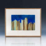 Miguel Tadeo. Serie liminar, 2015. Óleo sobre cartón. Abstracto