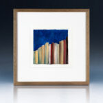 Miguel Tadeo. Serie liminar, 2015. Óleo sobre cartón. Abstracto