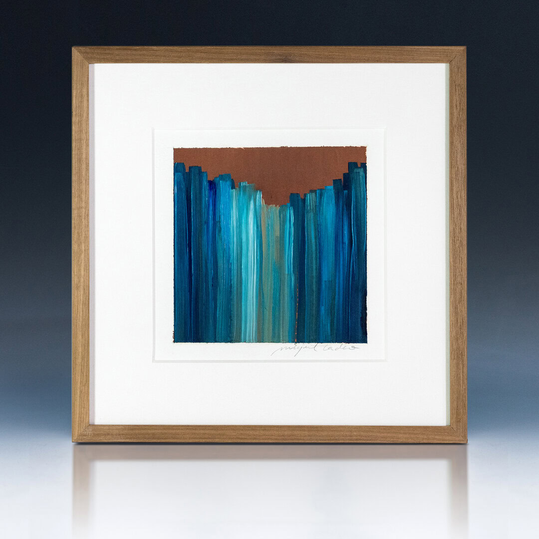 Miguel Tadeo. Serie liminar, 2015. Óleo sobre cartón