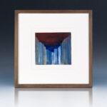 Miguel Tadeo. Serie liminar, 2016. Óleo sobre cartón. Abstracto