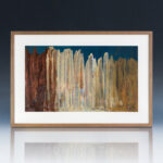 Miguel Tadeo. Trasluz, 2016. Óleo sobre cartón. Abstracto