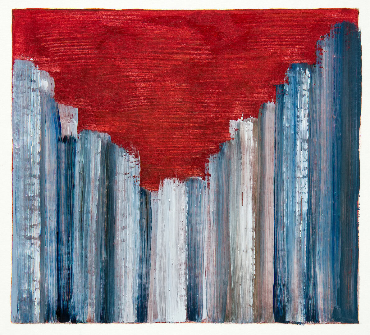 Miguel Tadeo. Serie liminar, 2016. Óleo sobre cartón