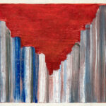 Miguel Tadeo. Serie liminar, 2016. Óleo sobre cartón. Abstracto