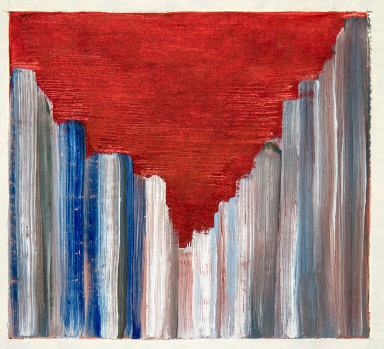 Miguel Tadeo. Serie liminar, 2016. Óleo sobre cartón. Abstracto