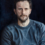 Miguel Tadeo. Gravedad, frontal, 2016. Óleo sobre tabla