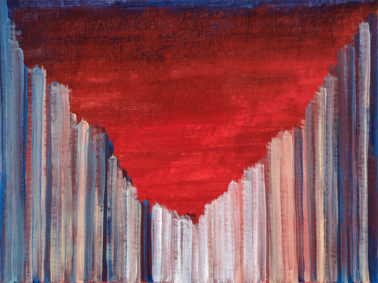 Miguel Tadeo. Serie liminar, 2017. Óleo sobre cartón. Abstracto