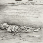 Miguel Tadeo. Miseria I, 2017. Lápiz sobre cartón