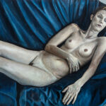 Miguel Tadeo. La virgen latente, 2017. Óleo sobre lienzo