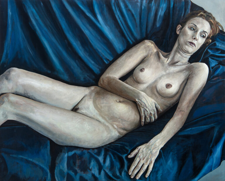 Miguel Tadeo. La virgen latente, 2017. Óleo sobre lienzo