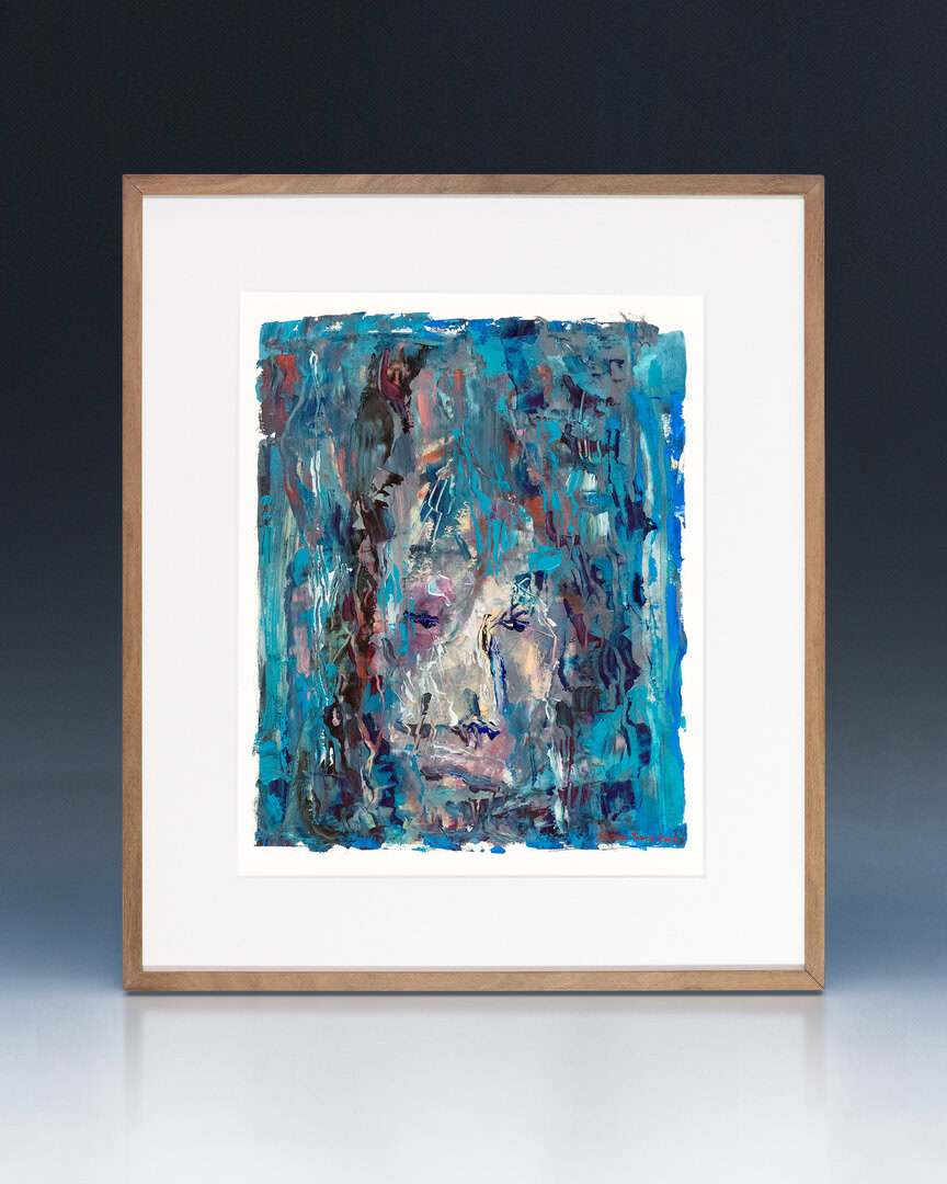 Miguel Tadeo. Tristeza, 2017. Óleo sobre cartón