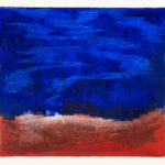 Miguel Tadeo. Serie liminar, 2017. Óleo sobre cartón. Abstracto