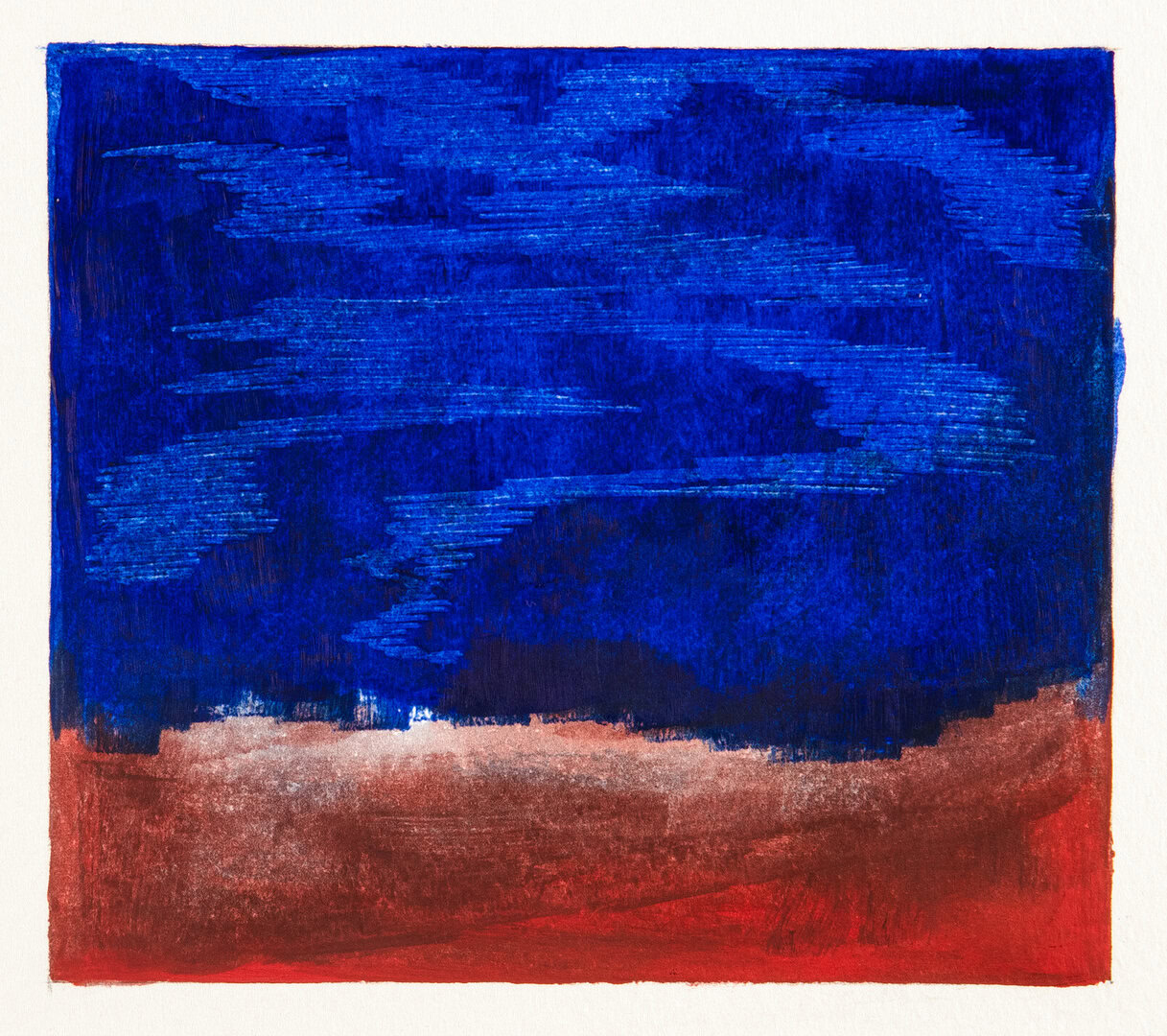 Miguel Tadeo. Serie liminar, 2017. Óleo sobre cartón