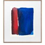 Miguel Tadeo. Serie guerrero, 2017. Óleo sobre cartón. Abstracto