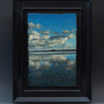 Miguel Tadeo. Más allá, 2019. Óleo sobre pizarra