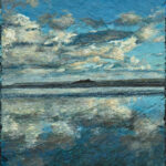 Miguel Tadeo. Más allá, 2019. Óleo sobre pizarra