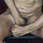 Miguel Tadeo. En dialéctica con Rothko I-detalle2, 2021. Óleo sobre lienzo