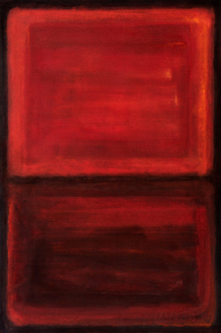 Miguel Tadeo. En dialéctica con Rothko, 2021. Óleo sobre lienzo