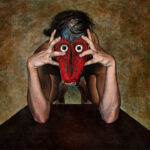 Miguel Tadeo. Ritual hipnagógico, 2021. Óleo sobre lienzo