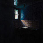 Miguel Tadeo. Cárcel en alquiler, 2021. Óleo sobre cartón