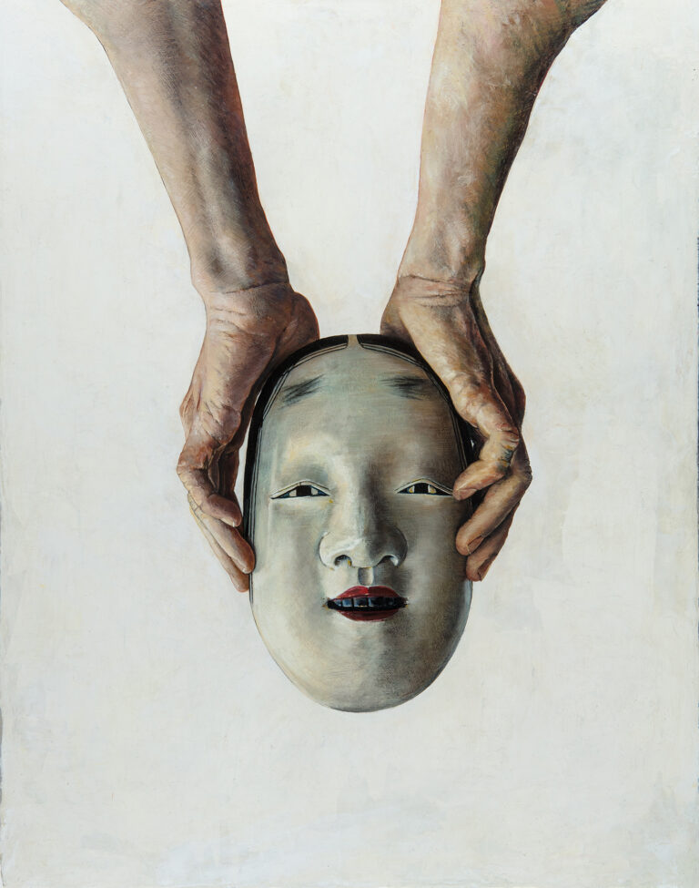 Miguel Tadeo. Noh, 2022. Óleo sobre tabla