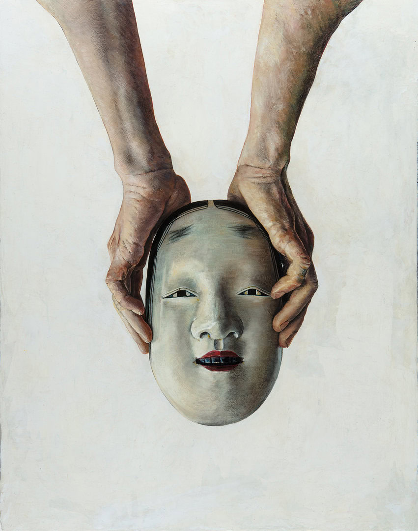 Miguel Tadeo. Noh, 2022. Óleo sobre tabla