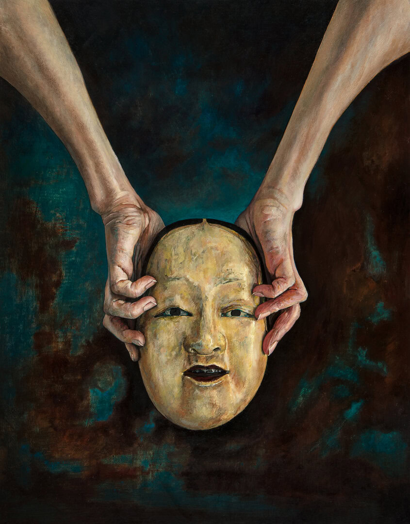 Miguel Tadeo. El elogio de la sombra, 2022. Óleo sobre tabla