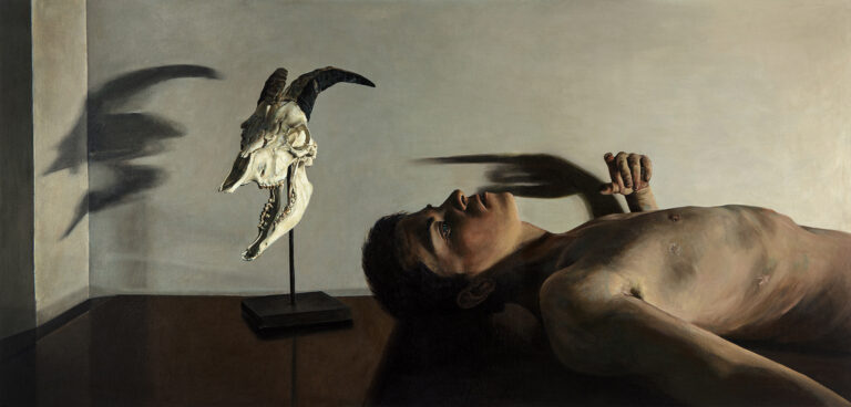 Miguel Tadeo. Vanitas personae, 2022. Óleo sobre cartón