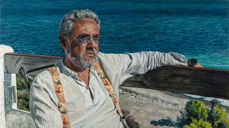 Miguel Tadeo. Juan, 2022. Óleo sobre lienzo