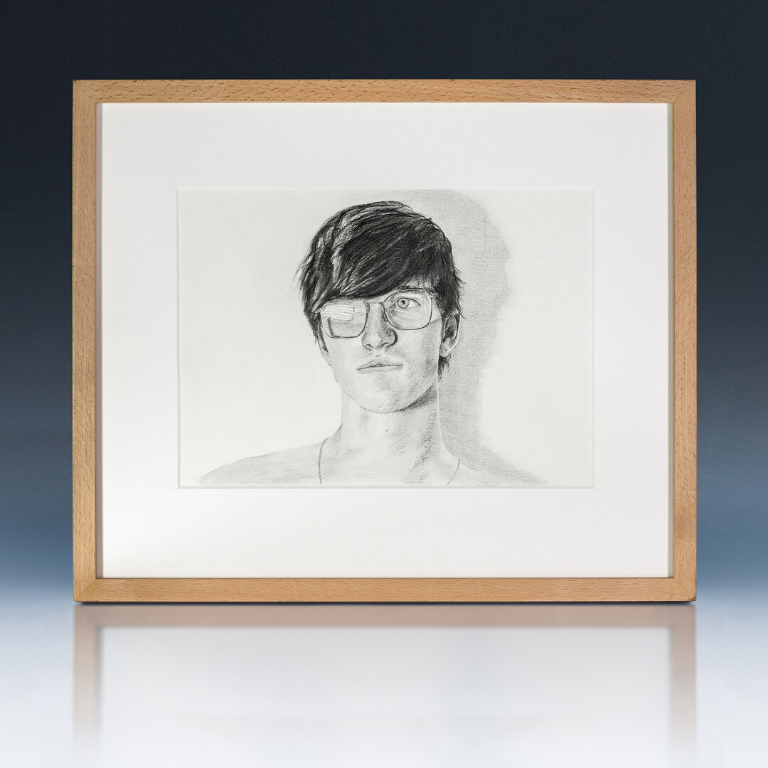 Miguel Tadeo. Alexei, 2023. Grafito sobre cartón