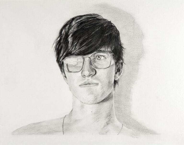 Miguel Tadeo. Alexei, 2023. Grafito sobre cartón