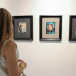 Miguel Tadeo. Recuerdo del mañana, 2023. Óleo sobre cartón. Exposición Casa de Vacas