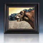 Miguel Tadeo. El grito, 2023. Óleo sobre cartón