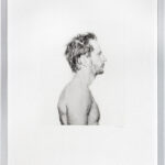 Miguel Tadeo. Juan, grabado-marco, 2021. Grabado sobre plancha de fotopolímero. Tinta y papel Hahnemühle Museum Etching 300 gsm